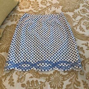Anne Fairbanks Scalloped Hem Skirt